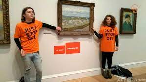 絵画と二人の環境活動家