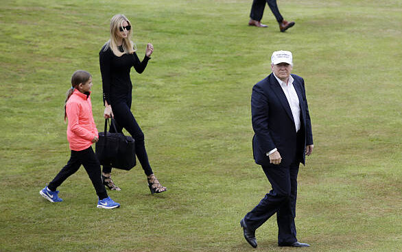 ゴルフ場のカイさんとトランプ氏