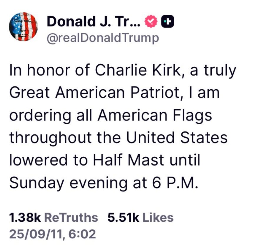 トランプ大統領　Xの投稿