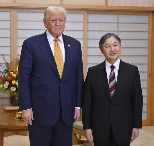 トランプ大統領と天皇陛下
