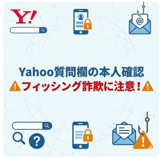 Yahoo質問欄の本人確認メッセージは詐欺！URL付きフィッシングに要注意