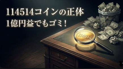 アイキャッチ画像　114514コイン