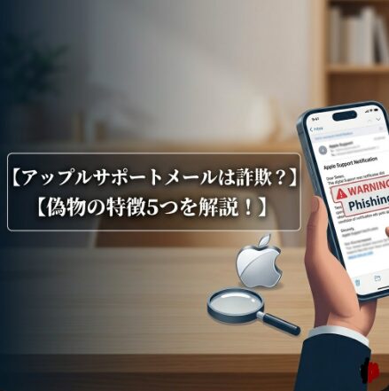 アップルサポートメールはフィッシング詐欺？偽物の特徴5つを紹介！