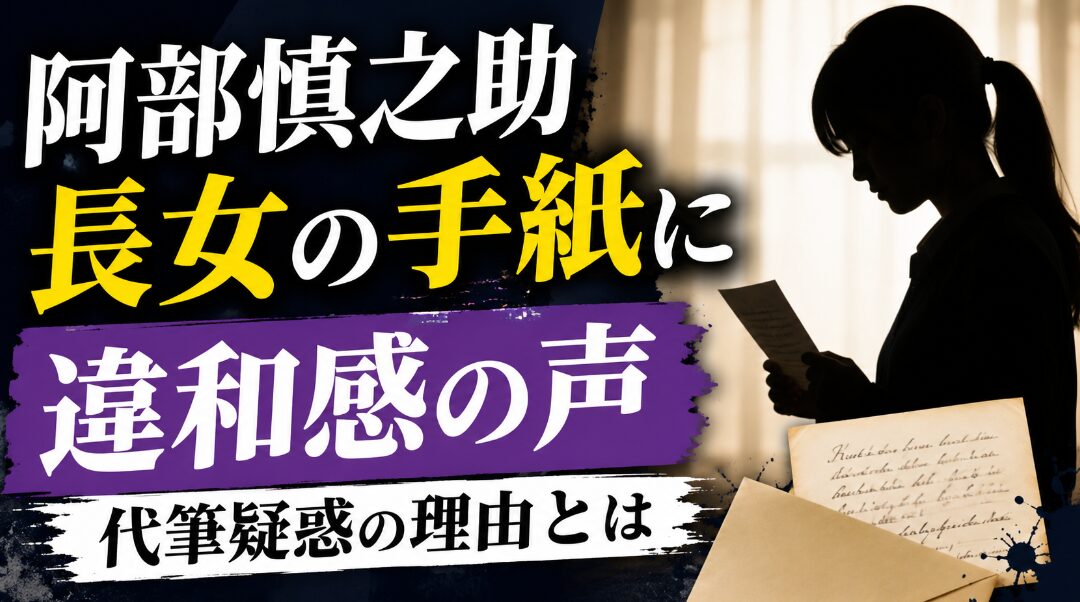 アイキャッチ画像　長女の手紙　正方形サイズ