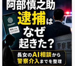 アイキャッチ画像　阿部慎之介逮捕