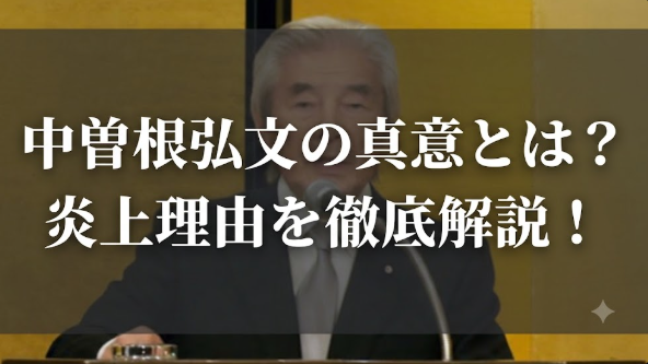 アイキャッチ画像　中曽根炎上