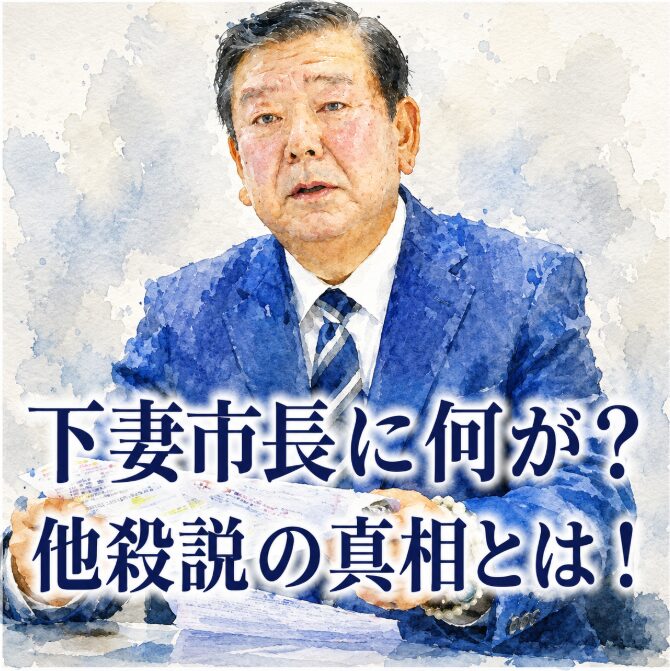 下妻市長に何があった？ 他殺説や陰謀論が広がった理由とは