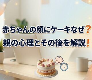 アイキャッチ画像　顔面ケーキ