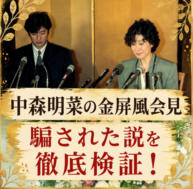 中森明菜の金屏風会見は結婚発表のはずだった？騙された説の真相と噂の根拠を検証