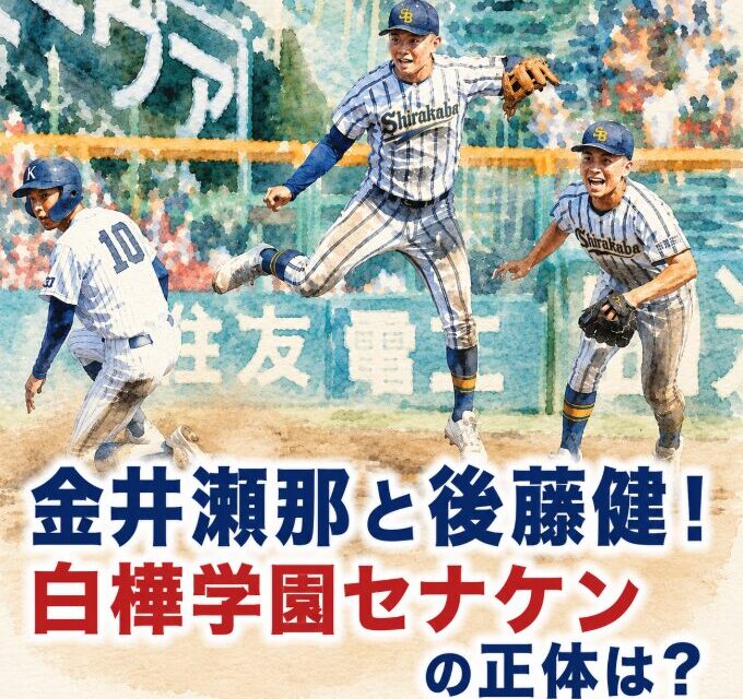 白樺学園「セナケン」とは？金井瀬那と後藤健の超美技がプロ級と話題！